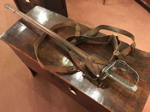 Rare Infantry Officers Sword by Wilkinson Sword London and Scabbard Mid 19th Century
