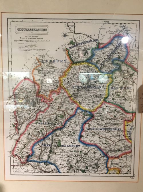 Antique Map of Gloucesteshire 1860
