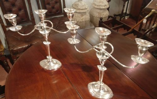 English Old Sheffield Plate Candelabrum C1790