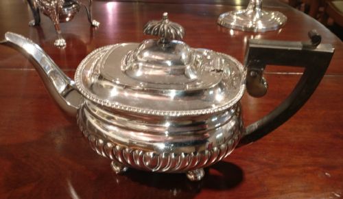 Silver Plated Teapot 19th Century