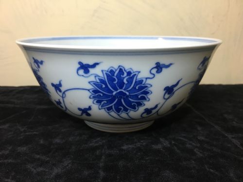 Tongzhi Period Blue & White Bowl
