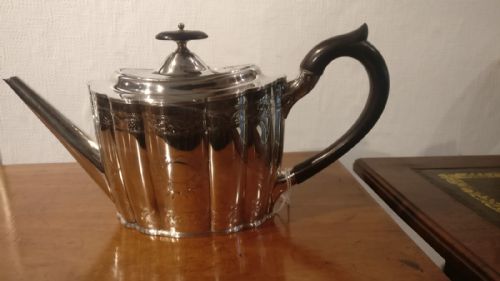 1st Period English Old Sheffield Plate Coffee Pot 18th Century