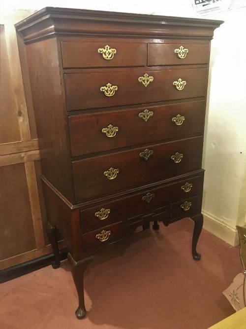 Georgian Oak Chest on Stand C1790