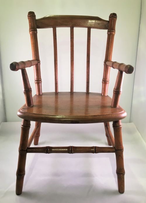 Edwardian Apprentice or Teddy's Beechwood Windsor Armchair