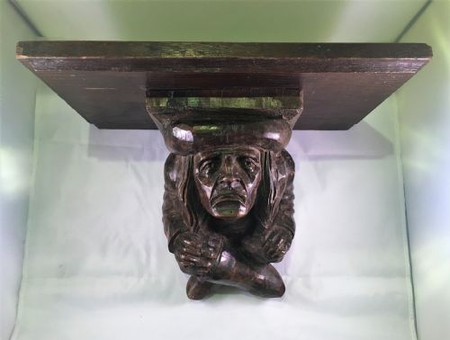 CORBEL WALL SHELF SIGNED C1830 - ADDITIONAL PHOTO 1