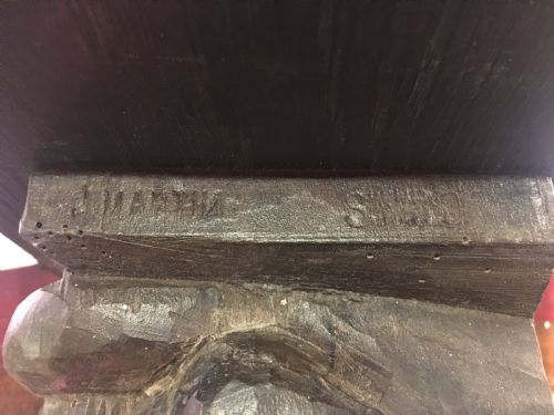 CORBEL WALL SHELF SIGNED C1830 - ADDITIONAL PHOTO 4