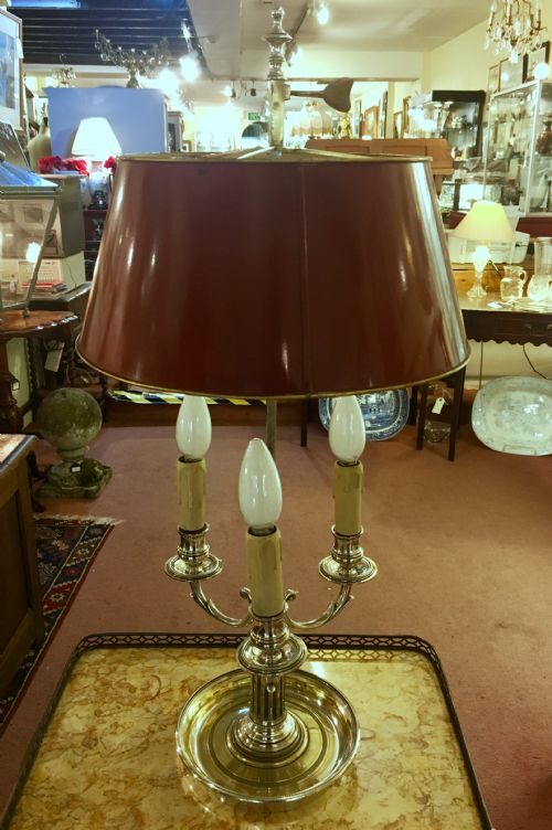FRENCH TOLEWARE LAMP C1900 - ADDITIONAL PHOTO 1