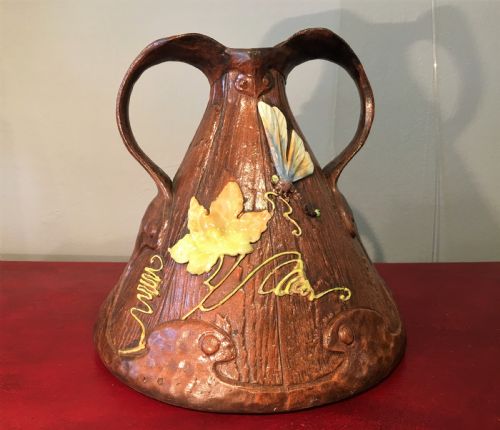 Bretby Art Pottery Vase in the Arts and Crafts Manner and Dating to Circa 1900