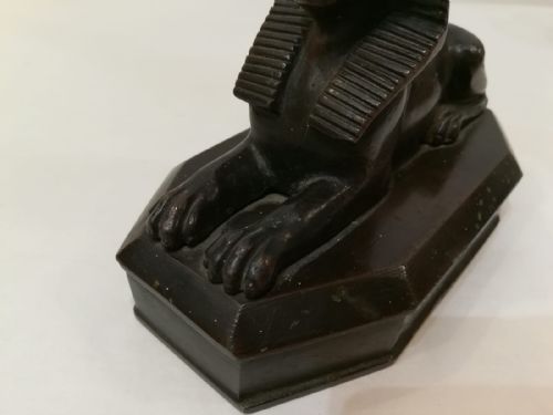 BRONZE REGENCY PERIOD DESK WEIGHT IN THE GRAND TOUR MANNER C1810 - ADDITIONAL PHOTO 4