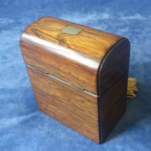 FRENCH ROSEWOOD PERFUME BOTTLE BOX C19TH - ADDITIONAL PHOTO 1