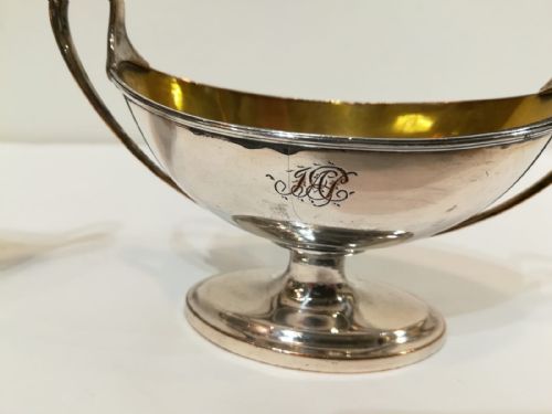 GEORGIAN OLD SHEFFIELD PLATE SALTS C1785 - ADDITIONAL PHOTO 6