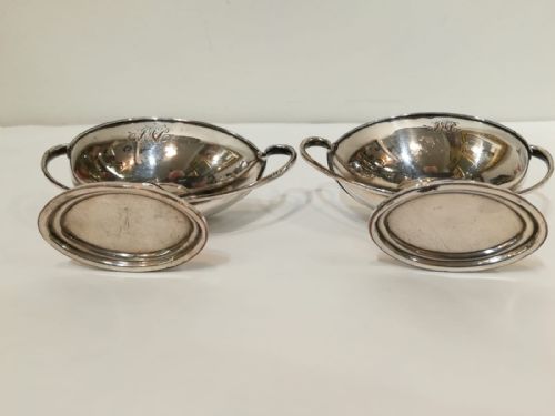 GEORGIAN OLD SHEFFIELD PLATE SALTS C1785 - ADDITIONAL PHOTO 9