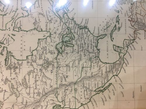 ANTIQUE MAP OF NORTH SOUTH AMERICA 'CALIFORNIA' 'TEXAS' SHOWN IN MEXICO 1841 - ADDITIONAL PHOTO 2