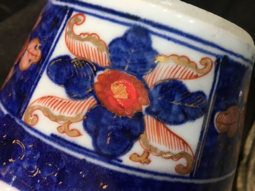 MEIJI PERIOD IMARI VASE HYDRANGEA IN JARDINIERE C19TH - ADDITIONAL PHOTO 5