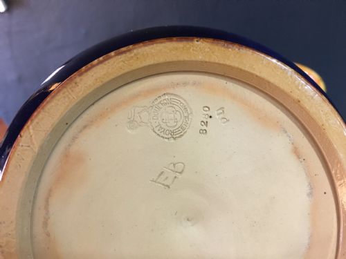 PAIR OF ROYAL DOULTON VASES MAKERS MARK EB C19221927 - ADDITIONAL PHOTO 2