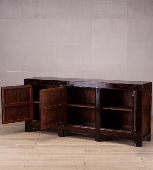 SHANXI PAINTED CABINET 3 DOORS - ADDITIONAL PHOTO 2