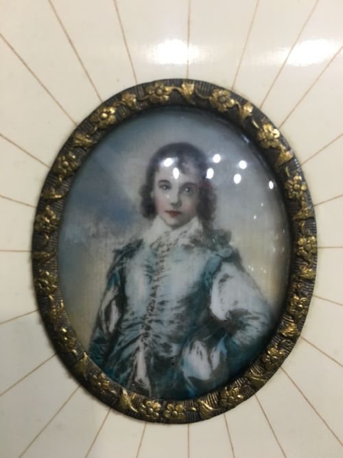 MINIATURE PORTRAIT OF AN C18TH GENTLEMAN EARLY C20TH - ADDITIONAL PHOTO 1