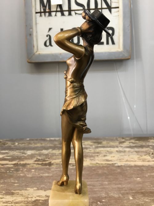 JOSEF LORENZL ORIGINAL CASTING OF A SPANISH DANCER C1930 ART DECO - ADDITIONAL PHOTO 2