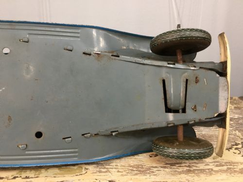 WELLS 1930'S TINPLATE CLOCKWORK LIMOUSINE CAR - ADDITIONAL PHOTO 7