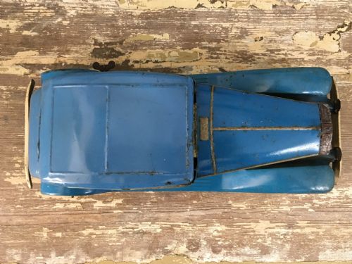 WELLS 1930'S TINPLATE CLOCKWORK LIMOUSINE CAR - ADDITIONAL PHOTO 9