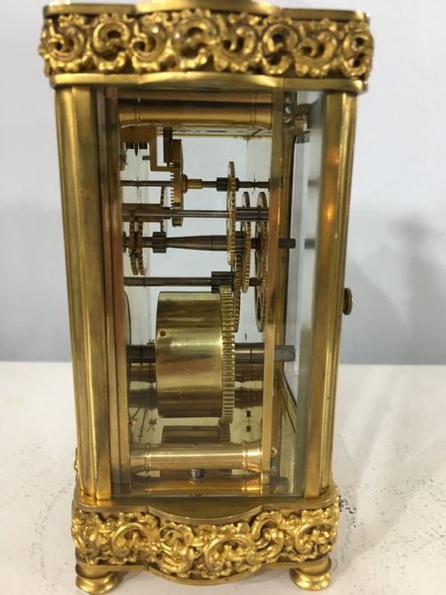 MID 19TH CENTURY 8 DAY CARRIAGE CLOCK - ADDITIONAL PHOTO 4