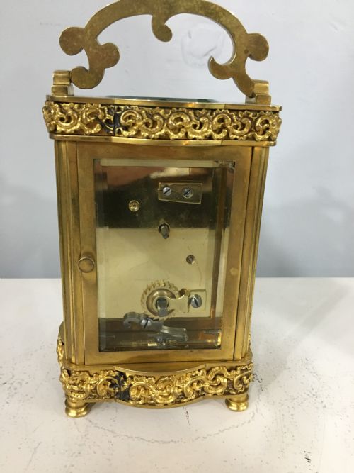 MID 19TH CENTURY 8 DAY CARRIAGE CLOCK - ADDITIONAL PHOTO 6