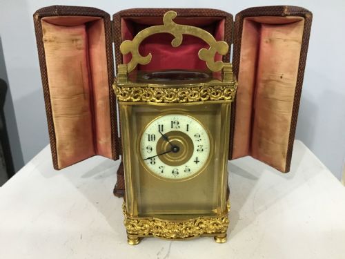 MID 19TH CENTURY 8 DAY CARRIAGE CLOCK - ADDITIONAL PHOTO 8
