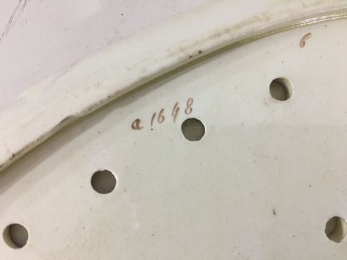 WEDGWOOD CREAMWARE DRAINER DISH COUNTRY HOUSE SCENE C182030 - ADDITIONAL PHOTO 6