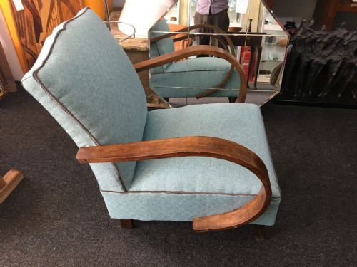 ART DECO CHAIRS RECENTLY REUPHOLSTERED - ADDITIONAL PHOTO 2