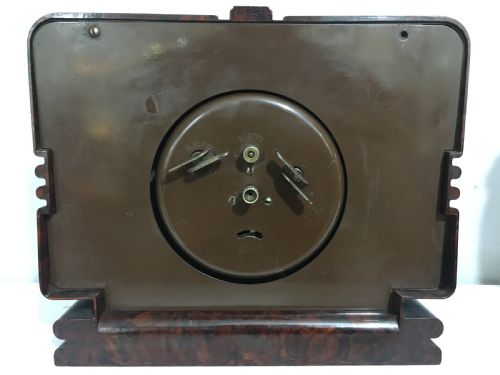 ORIGINAL FRENCH ART DECO JAZ BAKELITE ALARM CLOCK C1930S - ADDITIONAL PHOTO 3