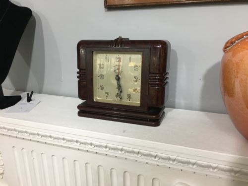 ORIGINAL FRENCH ART DECO JAZ BAKELITE ALARM CLOCK C1930S - ADDITIONAL PHOTO 8