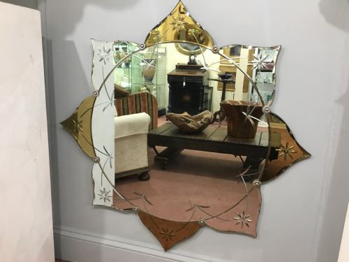 large art deco mirror c193040 - CATEGORY: ANTIQUE MIRRORS - DATED 1930