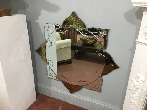 LARGE ART DECO MIRROR C193040 - ADDITIONAL PHOTO 4