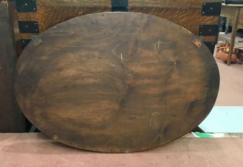 ORIGINAL ARTS CRAFTS COPPER OVERMANTLE HALL MIRROR C 1900 10 - ADDITIONAL PHOTO 1