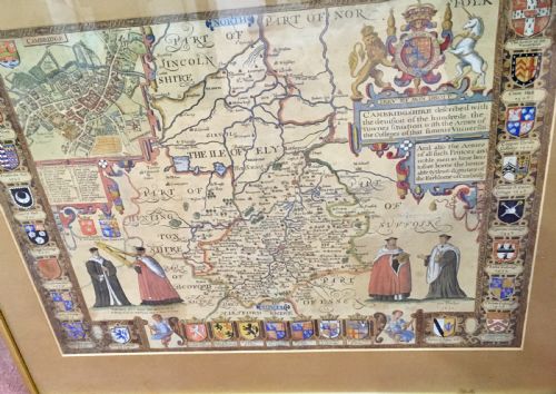 1610 MAP OF CAMBRIDGE BY JOHN SPEED - ADDITIONAL PHOTO 1