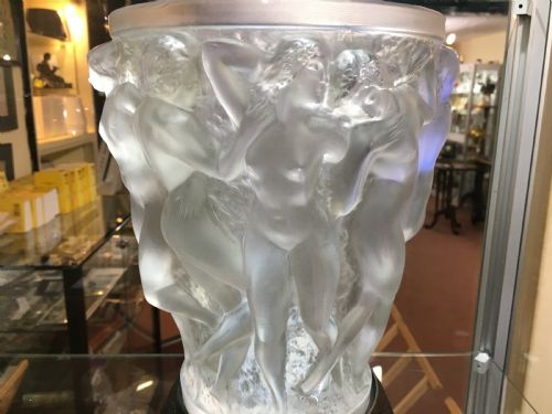 RENE LALIQUE BACCHANTES VASE IN CLEAR GLASS C1930 - ADDITIONAL PHOTO 2