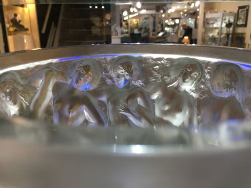 RENE LALIQUE BACCHANTES VASE IN CLEAR GLASS C1930 - ADDITIONAL PHOTO 3