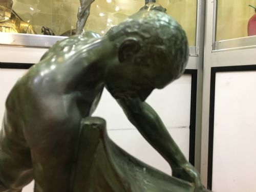 MAX LE VERRIER ORIGINAL FRENCH ART DECO SCULPTURE C192030 - ADDITIONAL PHOTO 2