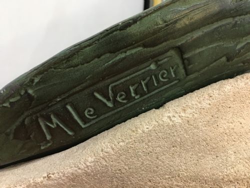 MAX LE VERRIER ORIGINAL FRENCH ART DECO SCULPTURE C192030 - ADDITIONAL PHOTO 9