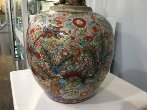 KANGXI PERIOD 16621722 CLOBBERED GINGER JAR C1718TH - ADDITIONAL PHOTO 1