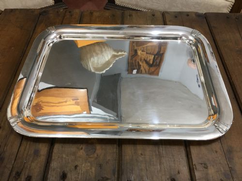 roberts done sons ltd large art deco epns tray - CATEGORY: ANTIQUE MISCELLANEOUS - DATED 1920