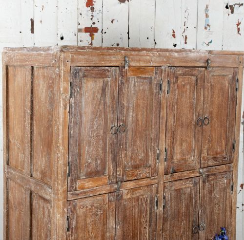 12 DOOR WOODEN INDIAN CABINET - ADDITIONAL PHOTO 3
