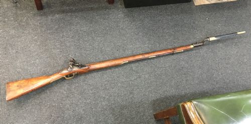 brown bess musket 39 barrel 34 bore east india company c1810 - CATEGORY: ANTIQUE MISCELLANEOUS - DATED 19TH CENTURY