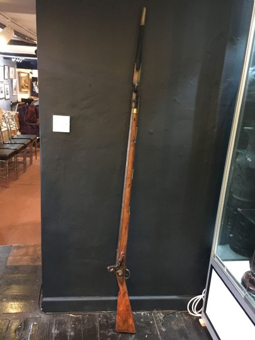 BROWN BESS MUSKET 39 BARREL 34 BORE EAST INDIA COMPANY C1810 - ADDITIONAL PHOTO 1