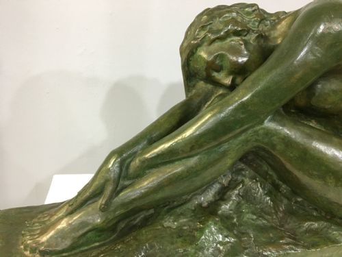 AMADEO GENNARELLI ITALIAN 18811943 FRENCH ART DECO BRONZE GIRL C192030 - ADDITIONAL PHOTO 2
