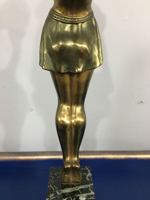 ENRIQUE MOLINS BALLESTE ORIGINAL FRENCH ART DECO NUDE GIRL C1930 - ADDITIONAL PHOTO 5