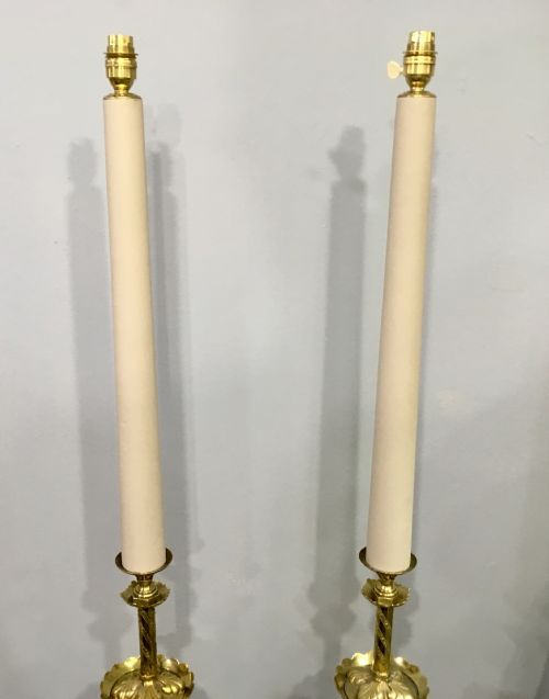 LARGE PAIR OF CHURCH LAMPS C1880 - ADDITIONAL PHOTO 6