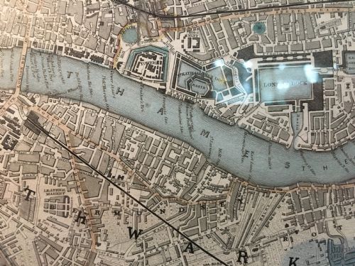 ORIGINAL 1846 MAP OF CENTRAL LONDON - ADDITIONAL PHOTO 5