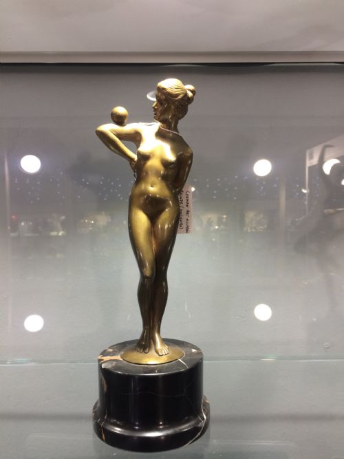 german art nouveau bronze unsigned original casting c1910 - CATEGORY: ANTIQUE METAL - DATED 1910