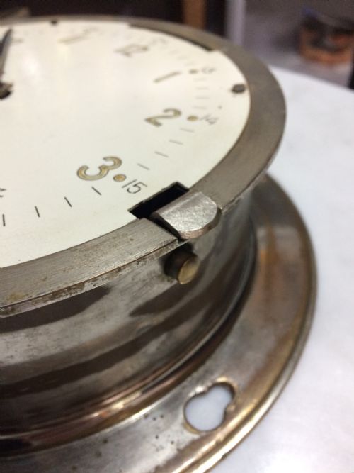 SOVIET UNION SHIP'S CLOCK C195060 - ADDITIONAL PHOTO 5